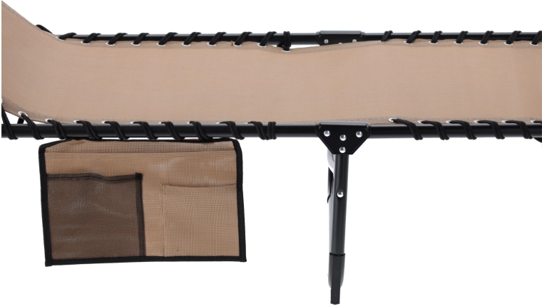 Pevný ocelový rám a pružné napnutí látky