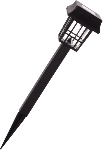 Solární zahradní lampa 1 LED černá