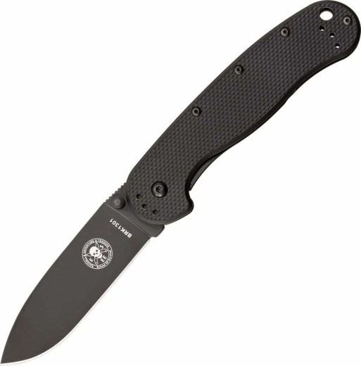 ESEE Avispa Black kapesní nůž 8,9 cm, celočerný, FRN