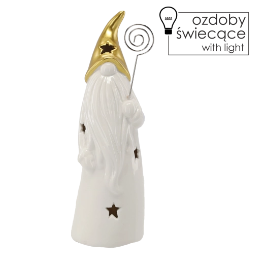 Lesklá keramika a zlatý klobouk