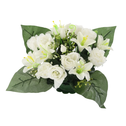 Realistický vzhled růží a lilií