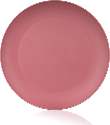Plastový mělký talíř 23,5 cm růžový Culinaria