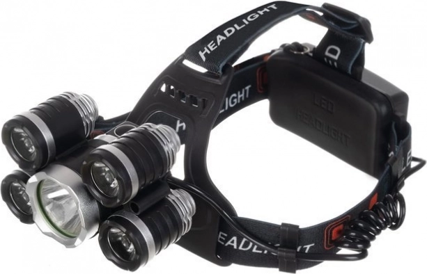 Výkonné osvětlení s 5× LED Cree T6