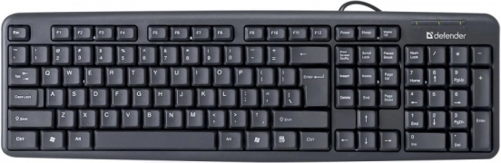 Kancelářská klávesnice Defender Element černá