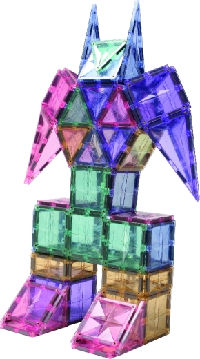Cleverclixx magnetická stavebnice creative pack pastel (125 ks)