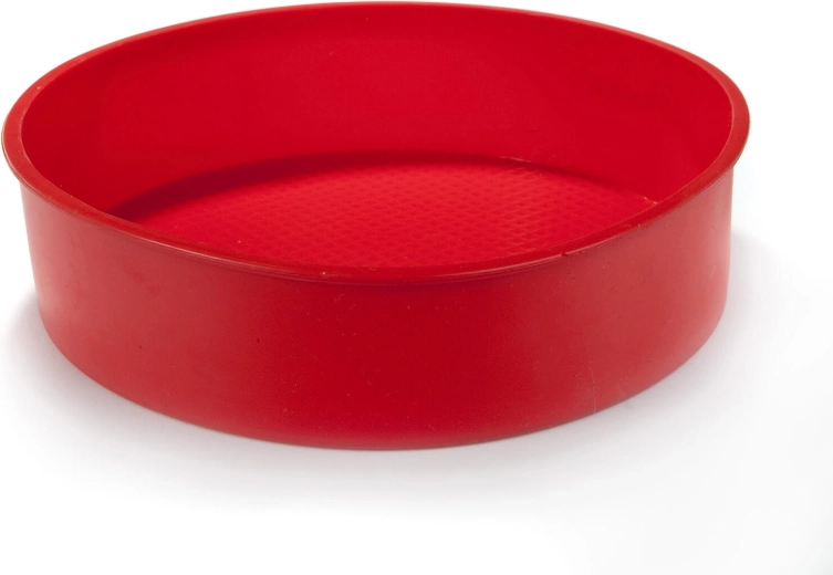 Silikonová forma na dort 24 cm Culinaria červená