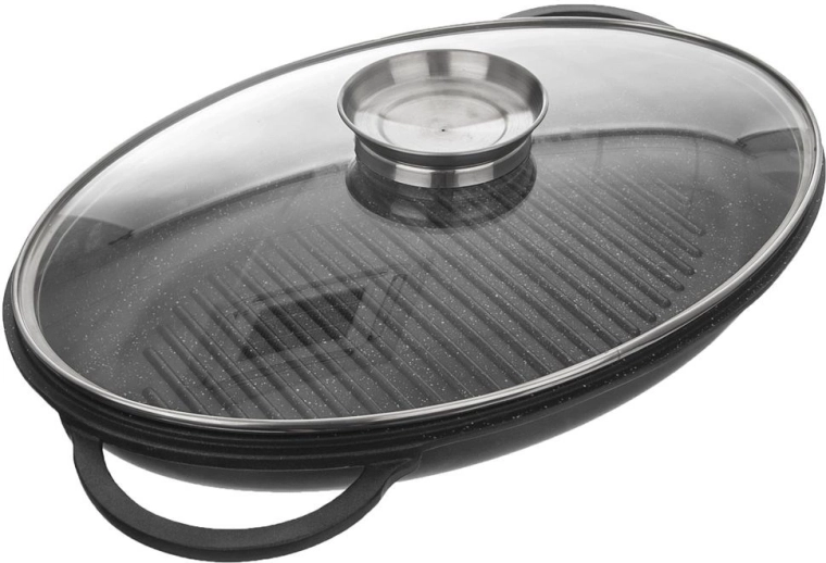 Grilovací pánev jako praktická poklice