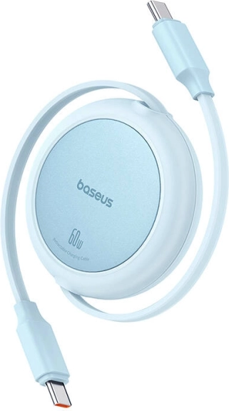 Baseus Free2Pull Mini USB‑C na USB‑C 60W kabel 1 m – Modrá