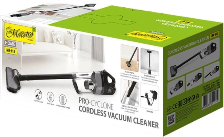 Silné sání 6,5 kPa a výkon 100 W