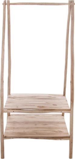 Minimalistický stojan z přírodního dřeva