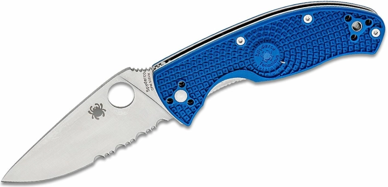 Spyderco Tenacious Lightweight Blue kapesní nůž 8,6 cm, satin, modrá, FRN