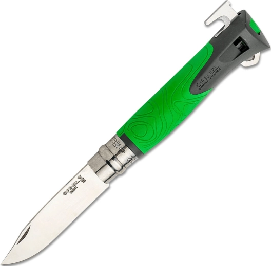 Opinel Explore N°12 outdoorový zavírací nůž 10 cm zelený