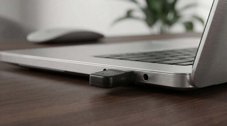 Kompaktní USB 2.0 dongle – stačí zapojit