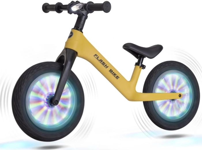 Svítící kola a přední LED světlo