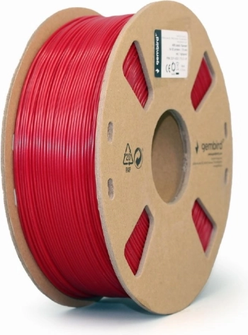 ABS filament pro 3D tiskárny 1.75 mm, 1 kg, červený