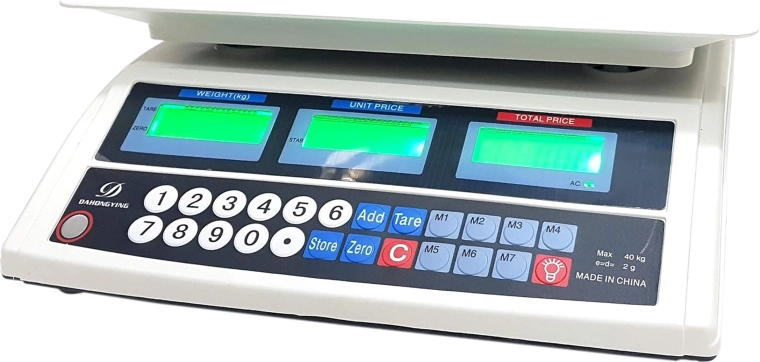 Čitelné LCD displeje pro obsluhu i zákazníka