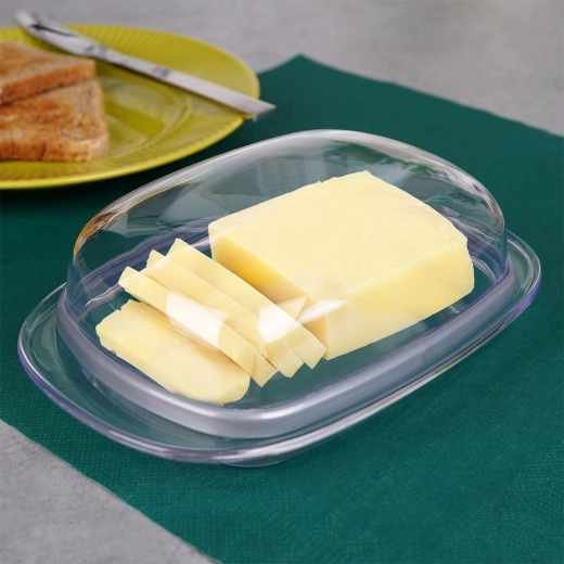 Průhledný design pro snadnou kontrolu