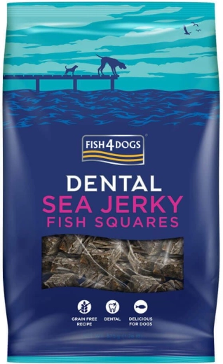 Fish4Dogs dental sea jerky rybí čtverečky pro psy 575 g
