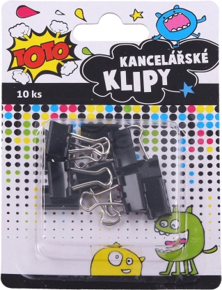 Kancelářský klip 15 mm, 10 ks