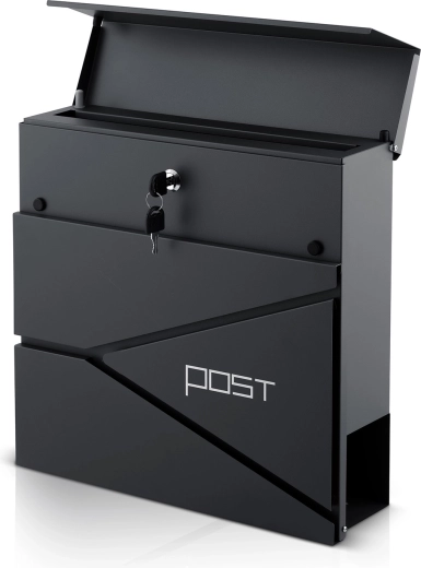 Bezpečné uložení pošty se zámkem a 2 klíči