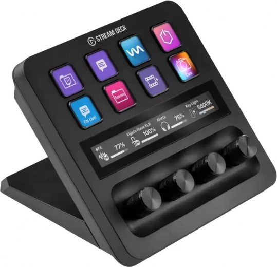 Stream deck+ univerzální ovládací pult pro tvůrce