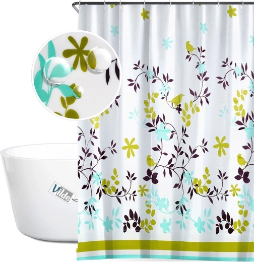 Moderní motiv listů a ptáků