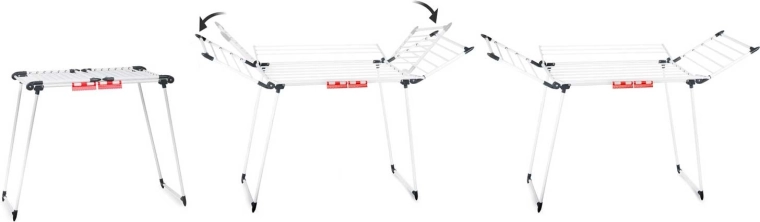 Čtyři rozkládací křídla