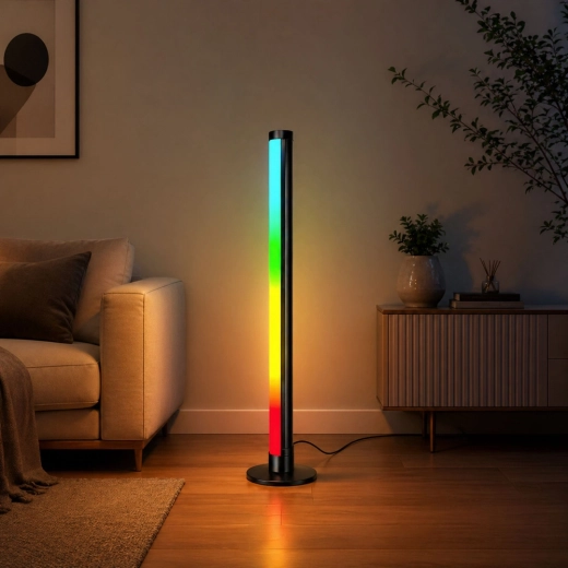 Štíhlý rohový design pro moderní ambientní osvětlení