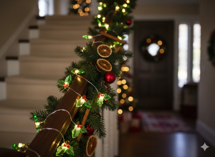 Motiv jmelí pro autentickou sváteční výzdobu