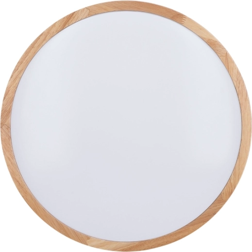 Moderní kruhový design s přírodním dubem