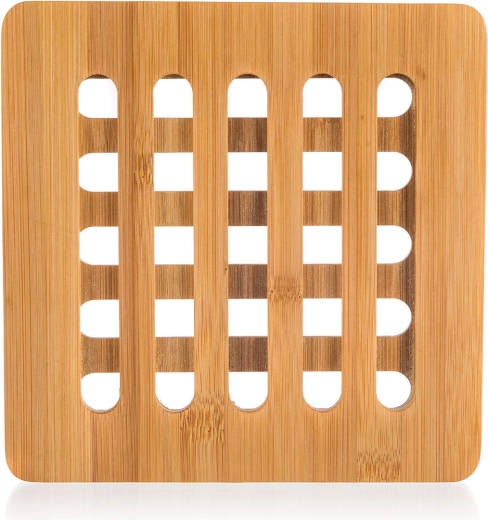 Bambusová podložka pod horké nádobí 16 × 16 cm BRILLANTE