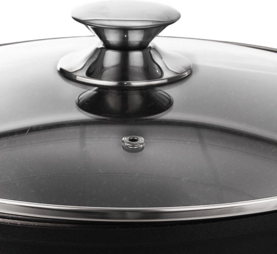 Skleněná poklice s parním ventilem