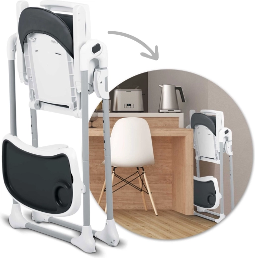 Skládací design a kolečka pro snadné přesouvání