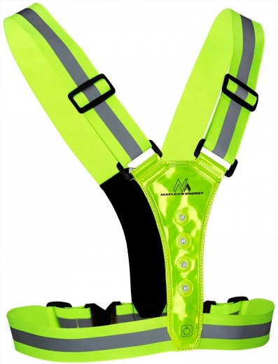 360° viditelnost s LED a reflexními prvky