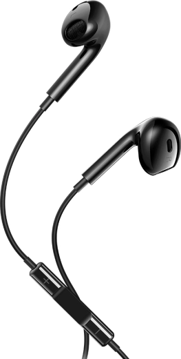 Kabelová sluchátka Maxlife MXEP-04 USB-C černá
