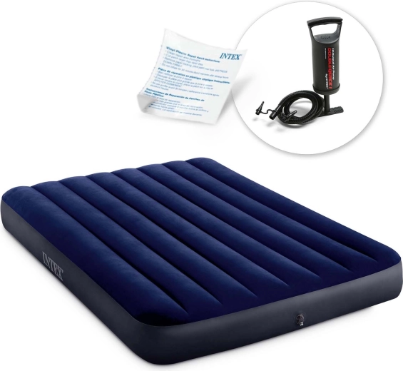 Nafukovací matrace Intex s pístovou pumpou 191 × 137 × 25 cm