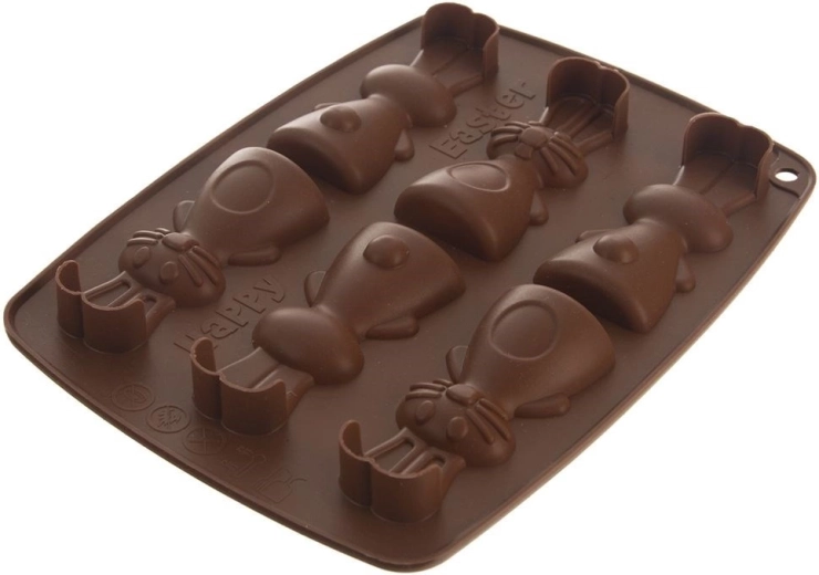 6 detailních tvarů zajíčků najednou