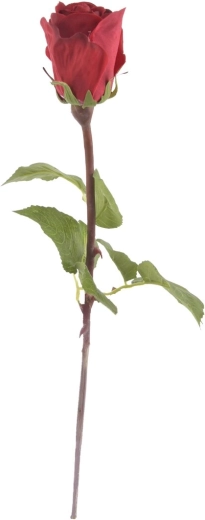 Umělá růže vínová 51 cm