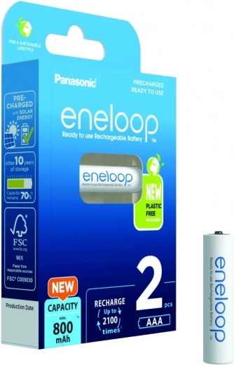 Dobíjecí baterie Eneloop AAA 800 mAh 2 ks