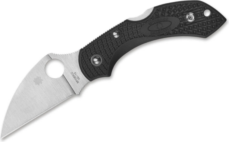 Spyderco Dragonfly 2 Wharncliffe kapesní nůž 5,8 cm, satin, černý FRN