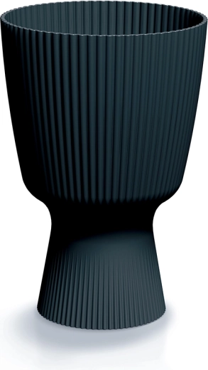 Květináč Milly Round antracitový 18,8 cm
