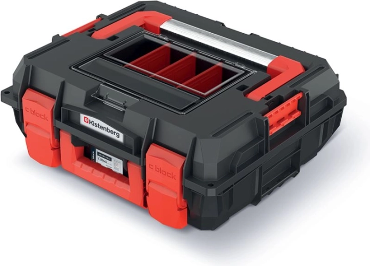 Kufr na nářadí C Block Alu Log 45 × 38 × 16,8 cm černý