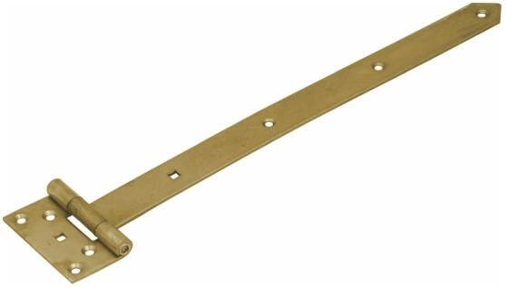 Závěs pro branku 400 × 45 × 90 × 35 × 3 mm, žlutě pozinkovaný