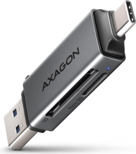 Externí čtečka karet USB3.2 Gen 1 Type-C + Type-A SD/microSD
