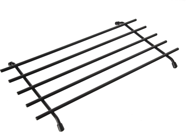 Kovová podložka pod hrnec Radka 35 × 20 cm, černá