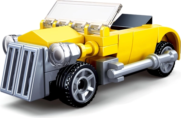 Sluban Builder Žlutý kabriolet stavebnice