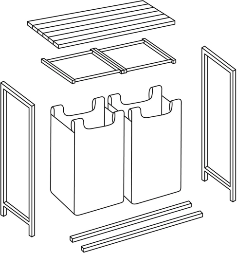 Vyjímatelné vložky s uchy pro snadný přenos