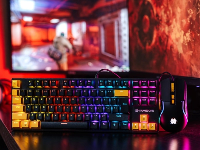 Kompaktní TKL layout a anti‑ghosting