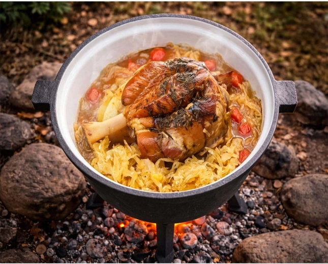 Rovnoměrné teplo a hluboká chuť díky masivní litině