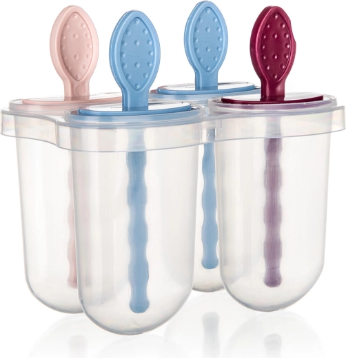 Tvořítka na nanuky 60 ml ACASSA, sada 4 ks